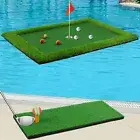 Floating Golf Putting Green for Pool,60x30cm Golf Hitting Mat Golf Chipping Mats