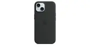 iPhone 15 Silicone Case with MagSafe — Black