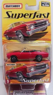 Vintage ‘05 Matchbox Superfast ‘71 Chev Chevelle SS-Limited Edition-Convertibile