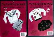 Innovations Designer Iron-On Adhesive Backing Patch Western Look Denims 2 Kits