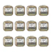 240pc Topchef Square Air Fryer Basket Liner Baking/Cooking Mat Brown 20cm