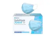 Medicom SafeMask Blue Junior Child 3Ply Earloop Face Mask 50/box