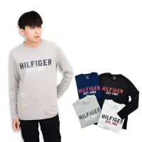 在飛比找momo購物網優惠-【Tommy Hilfiger】Logo長T 大尺碼 美版偏