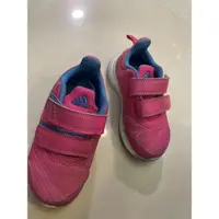 在飛比找蝦皮購物優惠-Adidas 女童運動鞋 14cm