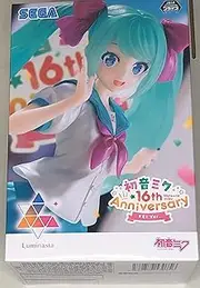 SEGA Goods Hatsune Miku - 16th Birthday to Kei - Luminasta Figurine, 18 cm