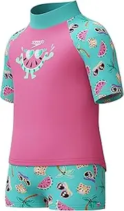 [Speedo] Girls' Swimsuit Infant to Big Kid UPF 50+ Learn to Swim