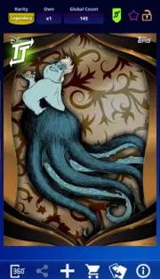 Topps Disney Collect Digital Legendary Flagship Ursula Tilt