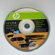 HP CD-R Inkjet Printable 52x 700 MB Data 80 Minutes 25 Pack Blank Recordable CD