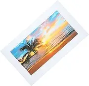 Cabilock Hanging Picture Wall Frameless Beach Ocean Artwork Wall Picture Decoration