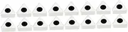 Kisangel 4sets 4pcs Triangular Microphone Flags for Interview Microphone Stand Easy to Apply Convenient Logo Mic Flag Stations for Interviews and Performances 4pcs*4