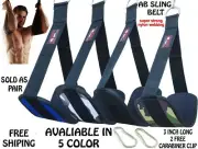 Heavy Duty Home Fitness AB Sling Strap Hanging Belt Pull up Muscle Training Gear