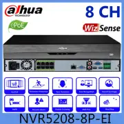 New Dahua NVR5208-8P-EI 8-Channel WizSense NVR Video Recorder Camera System
