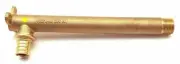 Rehau BRASS 19BP ELBOW Compression Sleeve- 20mmx1/2"x95mm Or 20mmx1/2"x200mm