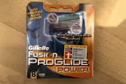 GILLETTE Fusion PROGLIDE POWER Pack Razor 8 cartridges VINTAGE Original NEW box