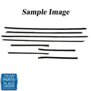 1970-72 Buick Skylark Windowfelt Kit 8pc - 2 Door Sedan - OEM