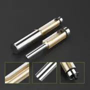1/4"1/2" Shank Straight Flush Trim Router Bit 2Flute Bearing Woodworking Cutting