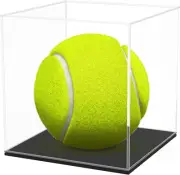 HEMYLU Display Case, Acrylic Box with Matt Base and Lid for Display, Super Cl...