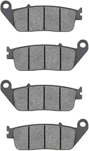 Motorcycle Front and Rear Brake Pads For HON-DA CB 600 F7 F8 F9 FA Hornet CB600 brake Disk Motorbike Parts (Color : 2Pairs Front)