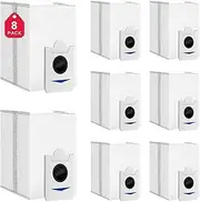 8 Pack Dust Bag for Ecovacs Deebot T30S Combo/X2 Combo Robot, Not for T30S Vacuum Cleaner Replacement Bags Dust Collecting Bags Accessory Set