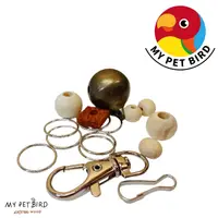 在飛比找蝦皮商城優惠-MY PET BIRD 打造寵物鳥的精彩玩樂時光｜金屬環玩具