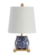JONATHAN Y Designs Justina 16in Ceramic Mini LED Table Lamp