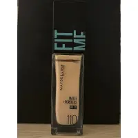 在飛比找蝦皮購物優惠-maybelline fit me 反孔特霧粉底液110