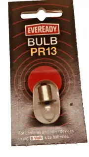 PR13 LANTERN BULB LAMP (6V) EVEREADY (PR-13)