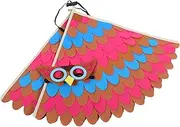 GAXIRE Owl Wings Costume Set Felt Bird Cape for Halloween Themed Parties Breathable Adorable Owl Cosplay Accessory for Adults
