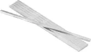 uxcell 6 Pcs Square Steel Key Stock, 5/16" x 5/16" x 12" Cold-Drawn 45# Steel Bars Precision Key Stock for Gearbox Coupling, Silver Tone