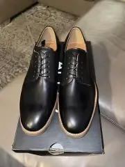 ALDO Oxford black leather mens shoes size 9 NEW Never Worn