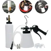 OZNALA 1L Air Brake Bleeder Clutch Vacuum Bleeding Extractor Fluid Fill Adapter Kit HOT