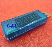 Portable LED Digital USB Voltage and Current Detector Tester