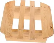 TOVINANNA Wooden Foot Stool for Bathroom and Sauna Use Slip Footrest for Relaxation and Comfort Portable Leg Rest for Living Room Bedroom and Foot Baths Easy to Clean and Maintain