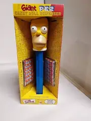 2002 Giant Talking Homer Simpson Pez Candy Dispenser 12" Brand New Never Opened