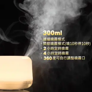 【ANDZEN】香薰機薰香機加濕器超音波負離子水氧機AZ-2300(來自澳洲進口精油10mlx1瓶)