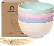 [shopwithgreen] Wheat Straw Bowls Set Medium