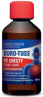 Duro-Tuss PE Chesty Cough & Nasal Decongestant 200mL
