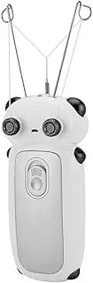 Facial Threading Hair Removal for Women, Cotton Thread Epilator, with Cotton Thread Roll USB Rechargeable for Face, Legs, Arms and Body (Black White)