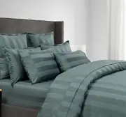 Bespoke 1200TC Sheet Set Slate Green King Bed Extra Depth