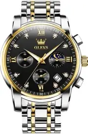 OLEVS Watches for Men,Quartz Luxury Watch Luminous Water Resistant