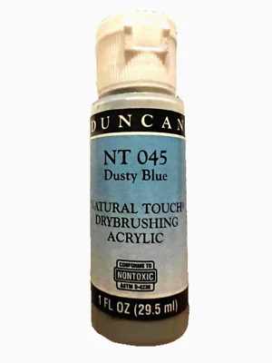 Duncan Ceramic Glaze DryBrushing Acrylic Dusty Blue NT045