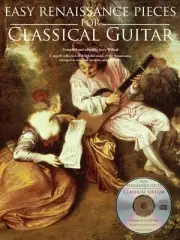 Easy Renaissance Pieces for Classical Guitar Tab Sheet Music 61 Works Book Audio