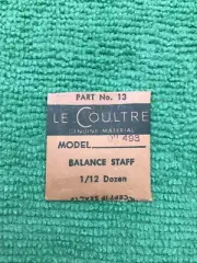 Jaeger LeCoultre Balance Staff Cal. 9” 493 Part 723 13, NOS
