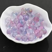 Purple Glass Marbles Luminous Glass Ball 12MM Colorful Glass Marbles Kids Toy Vase Filler Fish Tank Home Decor DIY Jewelry Accessories