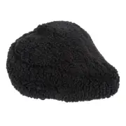 Sunlite Bicycle Fur Saddle Cover Black for Cruiser Excercise Comfort Bike Seats