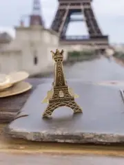 Eiffel Tower Memo Clip Set of 2 - Paris Chic School Office Decor, Photo Holder