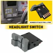 Gray Headlight Parking Light Rocker Switch 15693548 Fit 1990-94 Chevrolet C/K (for: Chevrolet)