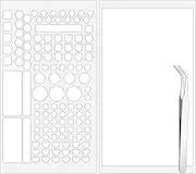LED Cover Light Blocking Stickers Light Dimmer Film Self-Adhesive Pack of 2 White Blackout Film for Electronics, Routers, Watches, Monitors, Household Appliances, Dimming 70% - 80%