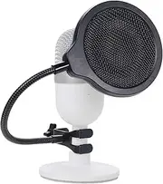 YOUSHARES Razer Seiren Mini Pop Filter - 4 Inch 3 Layers Windscreen with Flexible 360 Gooseneck Clip Compatible with Razer Seiren Mini Mic by