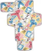 Reusable Baby Changing Pads with Tissue Pocket Portable Changing pad for Baby with Built-in Pillow